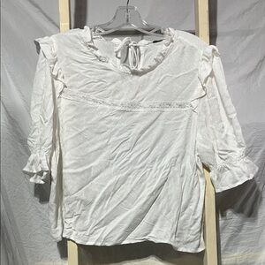 Elegant White Women's Top